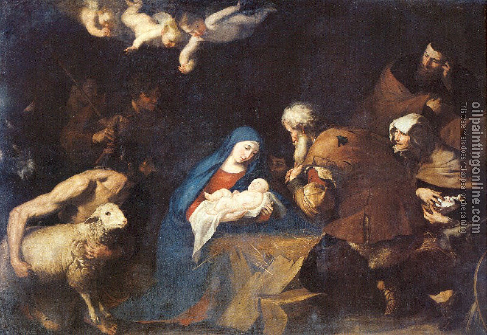 Ribera, Jusepe de - Adoration of the Shepherds